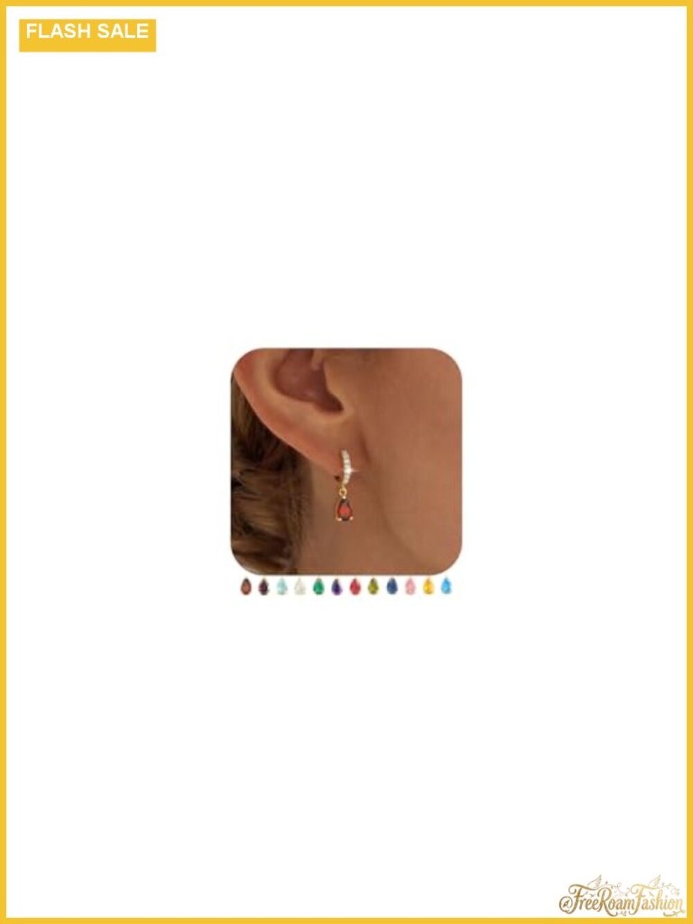 14K Plated Brass Dangle Earrings Cubic Zirconia Drop Lever Back